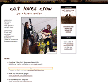 Tablet Screenshot of catlovescrow.com